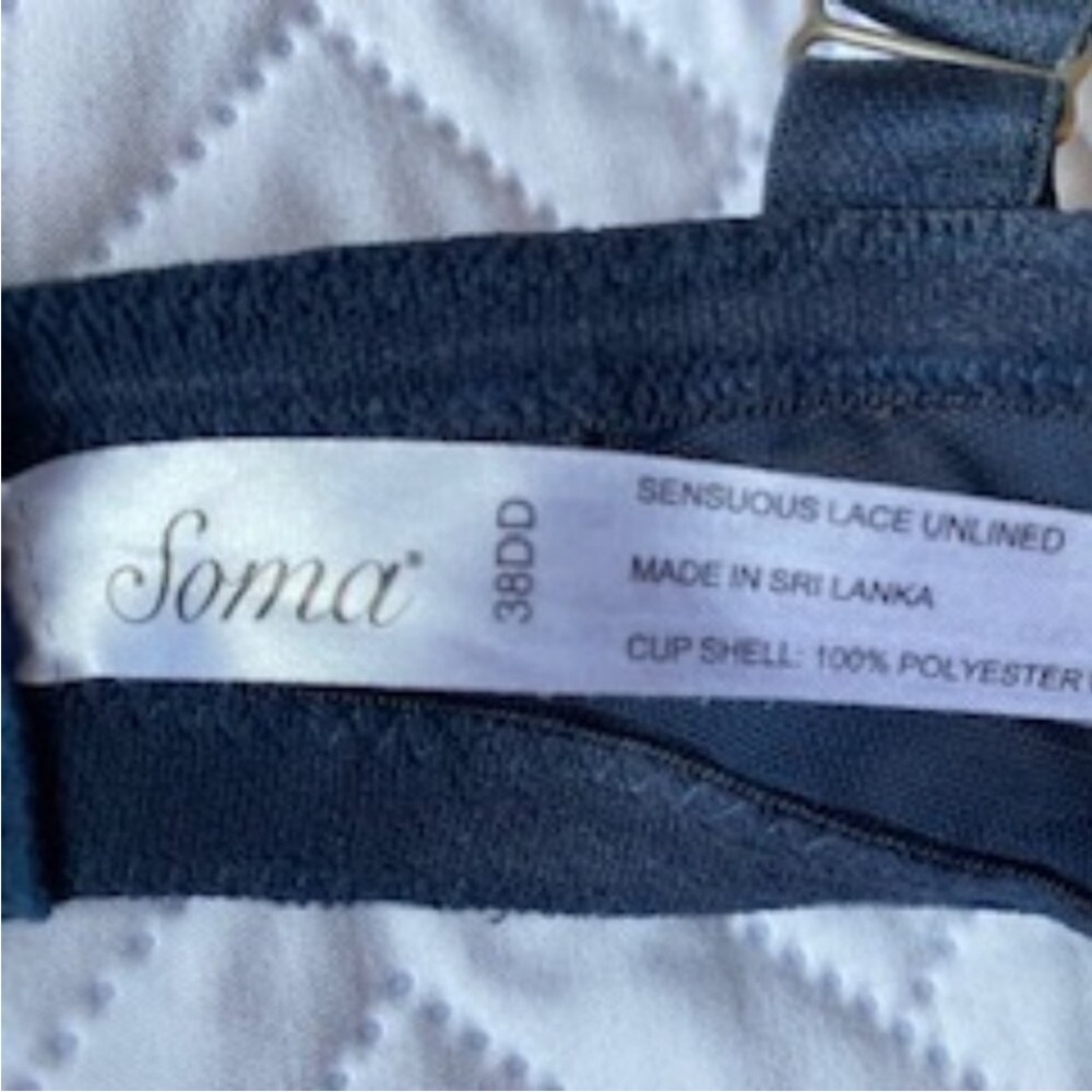 🎉 38E/DD Soma Intimates Sensuous Unlined
Sexy Balconette Bra - Picture 4 of 4
